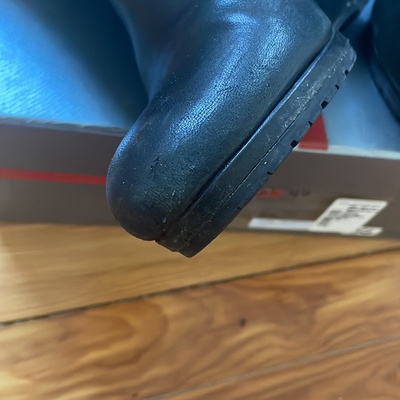 Prada Black leather  wedge boots. With box. Super comfy. Size 10 (40) - Picture 5 of 10